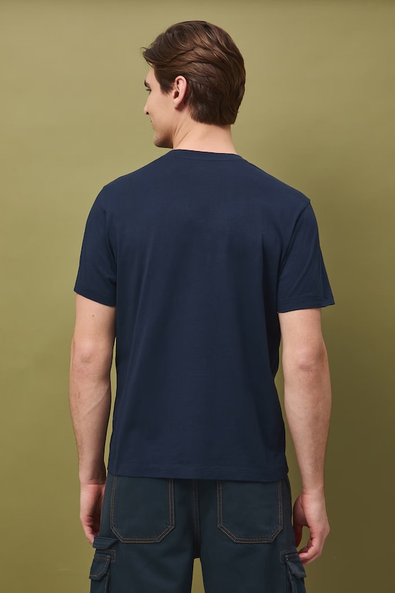 Odzież t-shirt męski bawełniany RS26-TSM504 granatowy