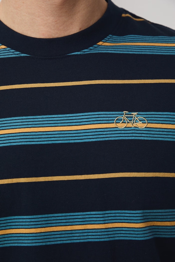 T-shirt męski bawełniany RS26-TSM505 granatowy