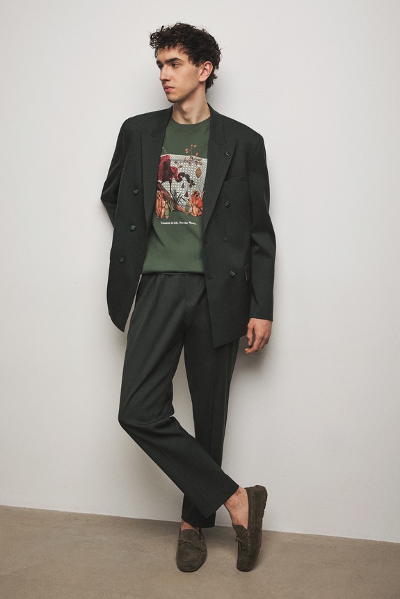 Medicine t-shirt męski bawełniany zielony RS26-TSM653