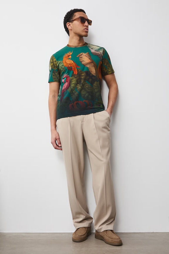 Odzież Medicine t-shirt męski bawełniany z elastanem RS26-TSM656 multicolor