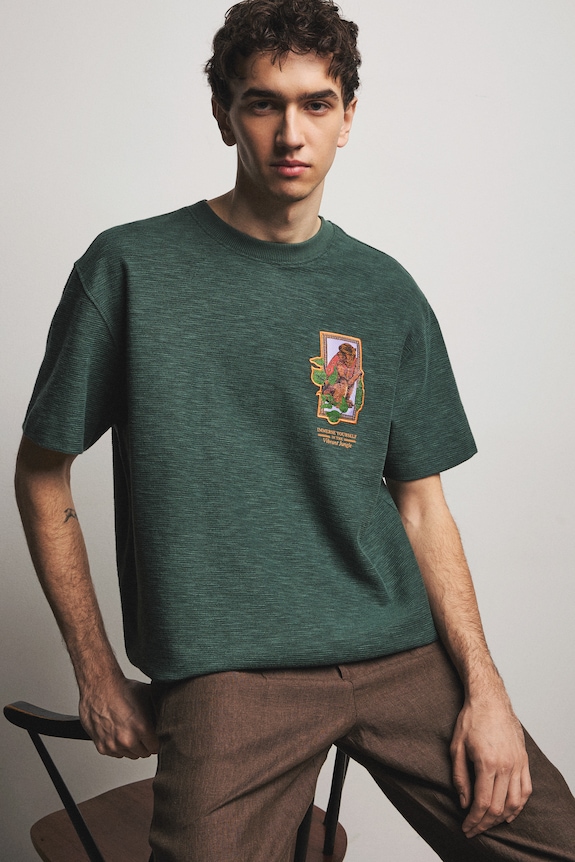 Medicine t-shirt męski zielony RS26-TSM659