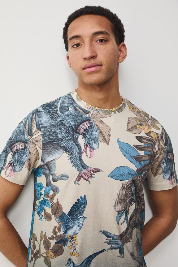 Medicine t-shirt męski bawełniany z elastanem RS26-TSM660 beżowy