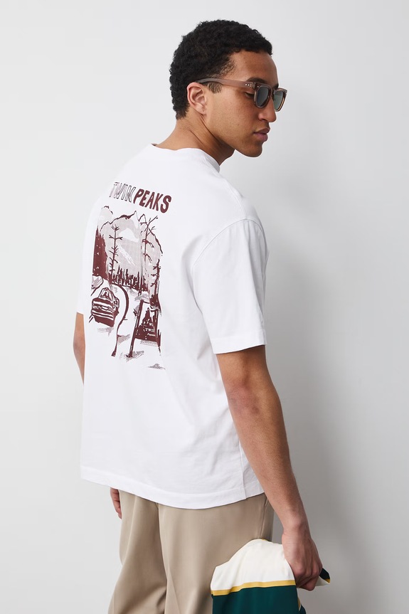 Medicine t-shirt da uomo in cotone bianco RS26-TSM674