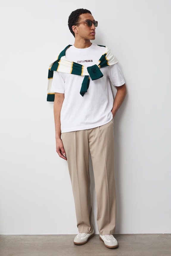 Medicine t-shirt da uomo in cotone RS26-TSM674 bianco RS26