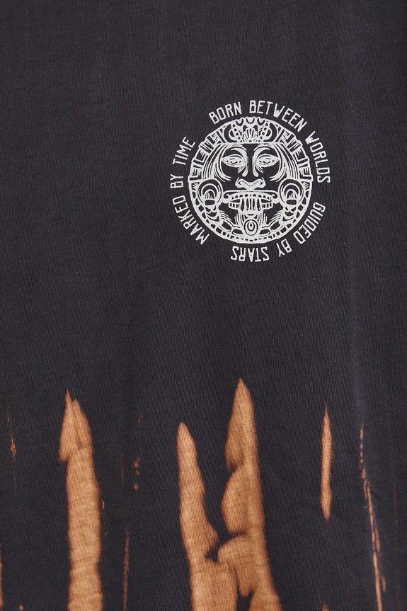 T-shirt męski bawełniany RS26-TSM804 czarny