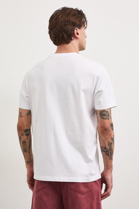 Odzież Medicine t-shirt męski bawełniany RS26-TSM809 biały