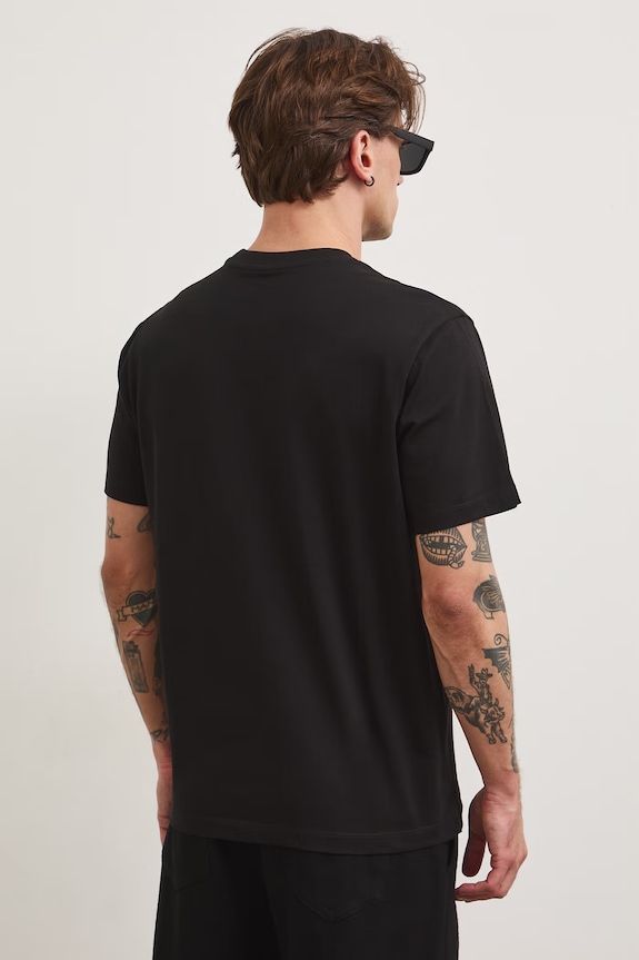 Odzież Medicine t-shirt męski bawełniany RS26-TSM809 czarny