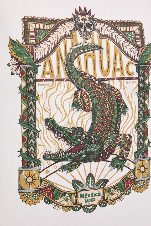 T-shirt męski bawełniany z nadrukiem RS26-TSM810 biały