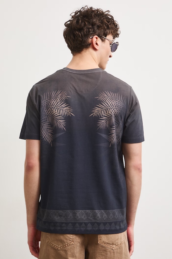 Odzież Medicine T-shirt męski bawełniany z elastanem RS26-TSM900 brązowy