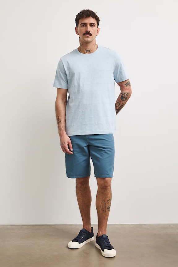 Medicine T-shirt męski bawełniany RS26-TSMA03 niebieski RS26