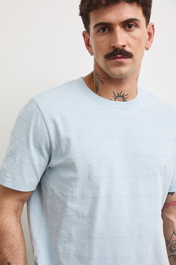 Medicine T-shirt męski bawełniany niebieski RS26-TSMA03