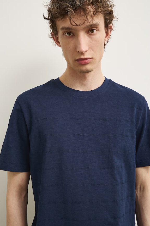 Medicine T-shirt męski bawełniany granatowy RS26-TSMA03