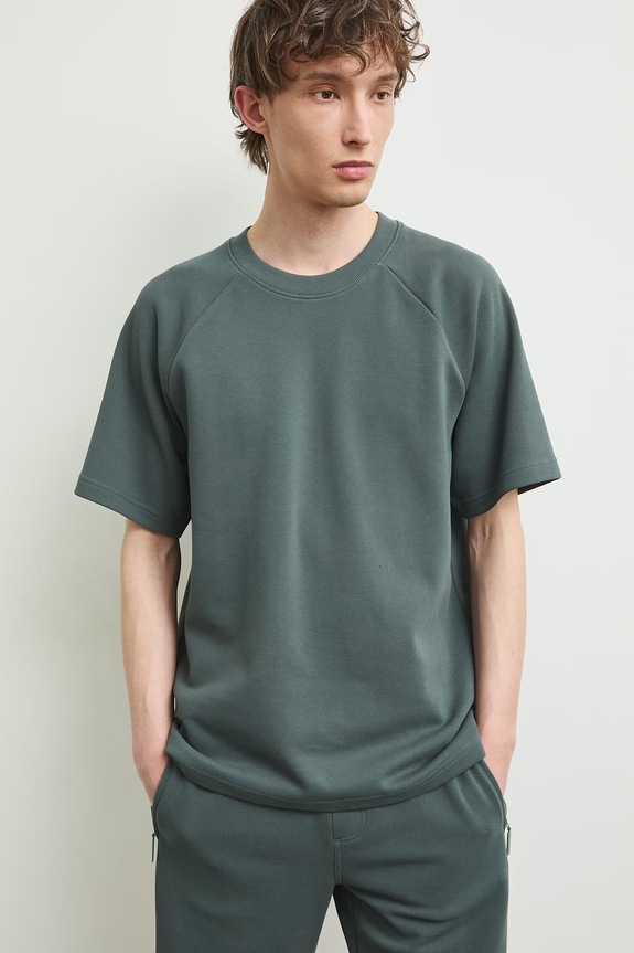 T-shirt męski gładki RS26-TSMA05 zielony RS26