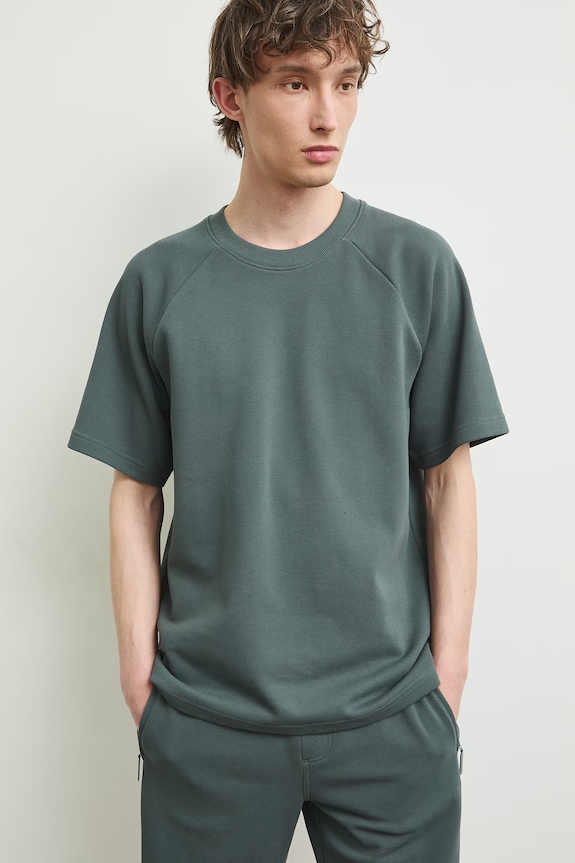 T-shirt męski gładki RS26-TSMA05 zielony RS26