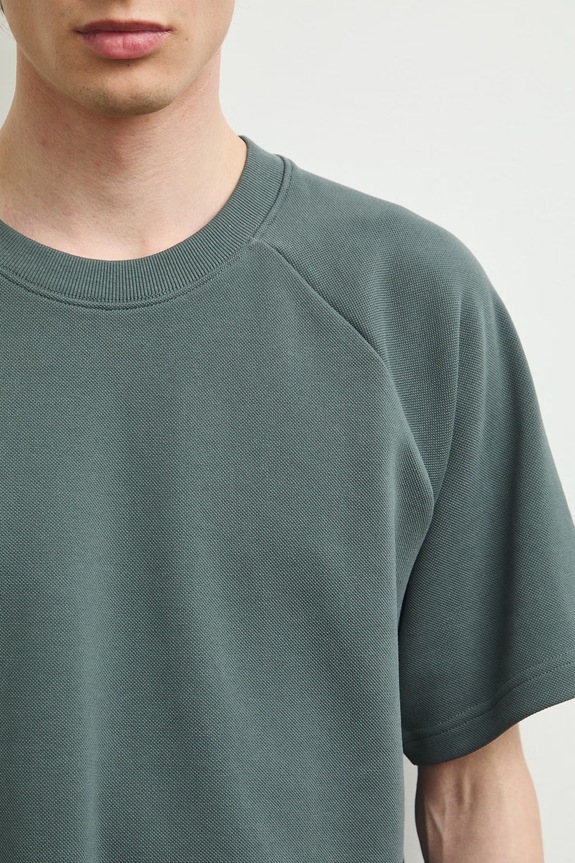 T-shirt męski gładki RS26-TSMA05 zielony
