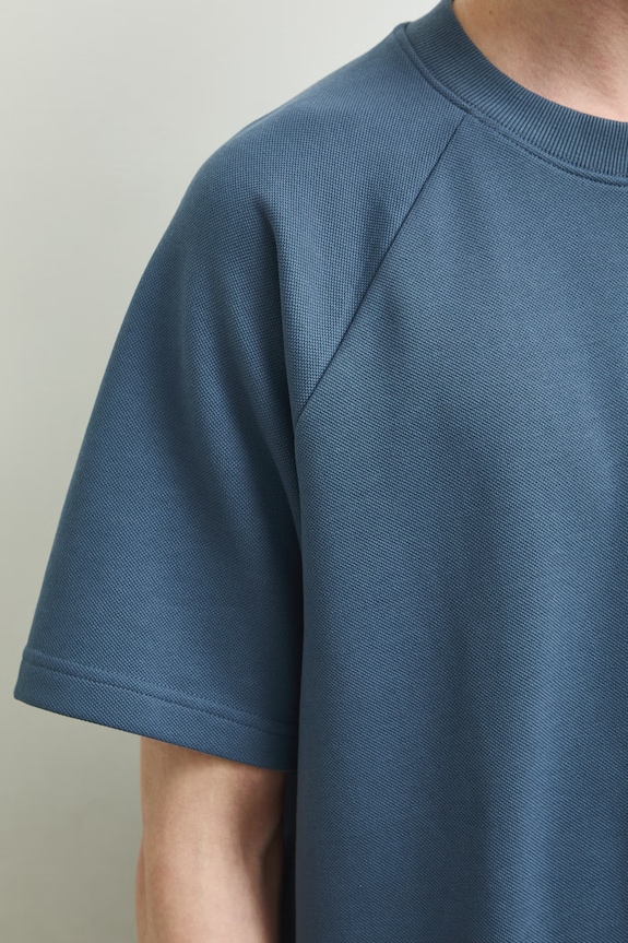 T-shirt męski gładki RS26-TSMA05 niebieski