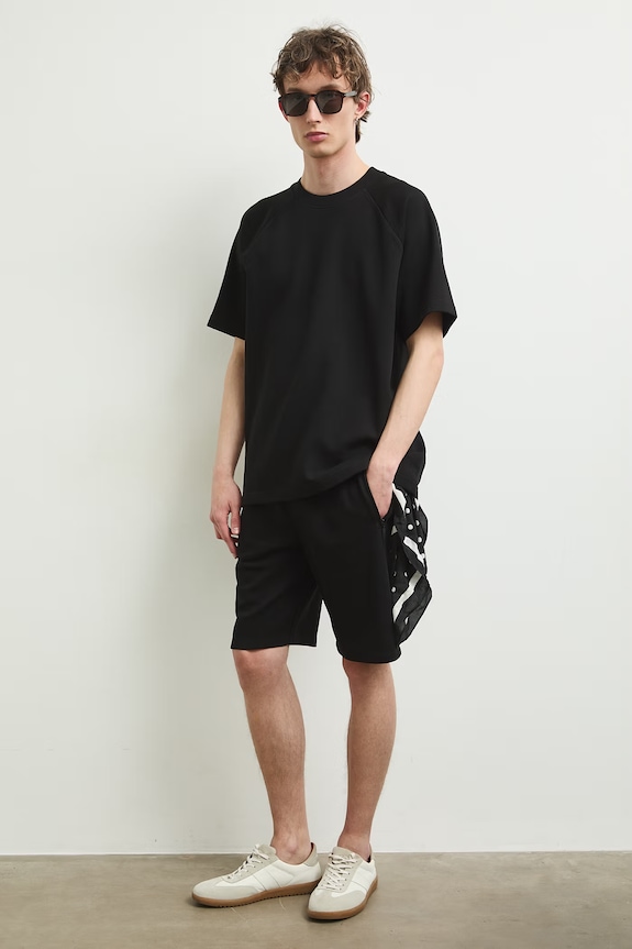 T-shirt męski gładki RS26-TSMA05 czarny RS26