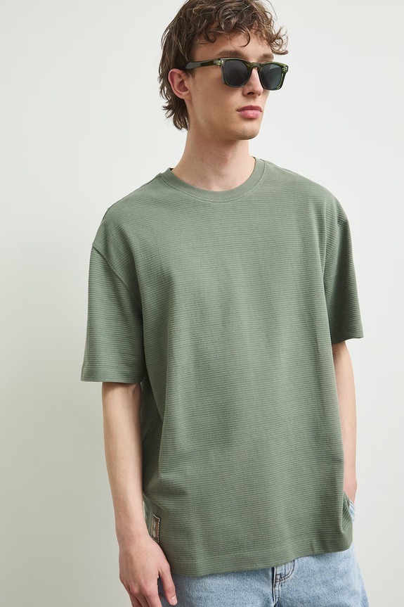 Medicine T-shirt męski z bawełną RS26-TSMA12 zielony RS26