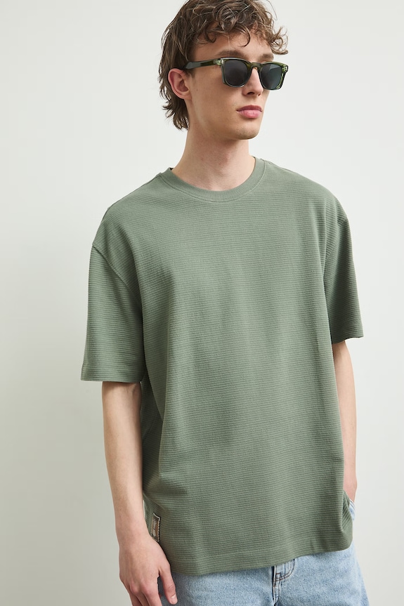 Medicine T-shirt męski z bawełną RS26-TSMA12 zielony RS26