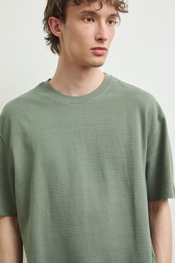 Medicine T-shirt męski z bawełną zielony RS26-TSMA12