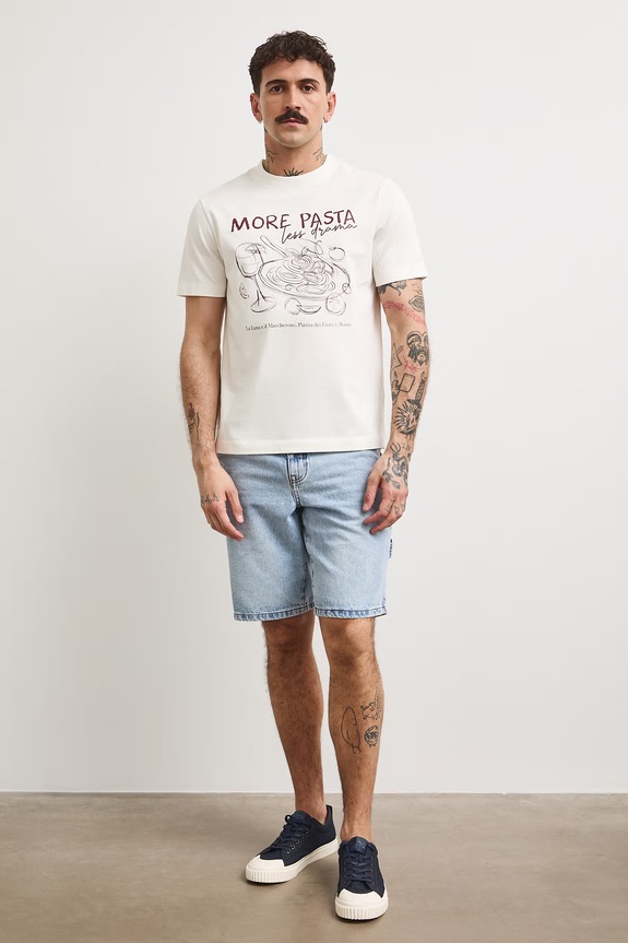 Medicine T-shirt męski bawełniany RS26-TSMA16 beżowy RS26
