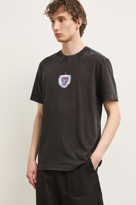 Medicine T-shirt męski bawełniany RS26-TSMA51 czarny RS26