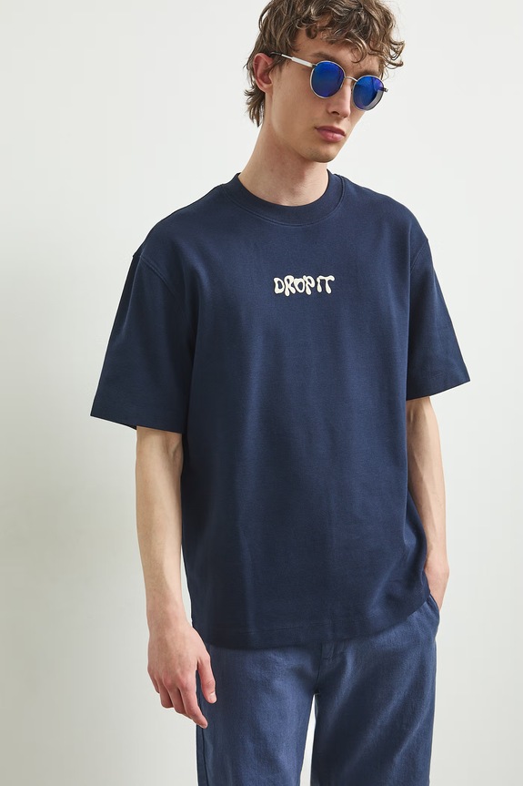 Odzież Medicine T-shirt męski bawełniany RS26-TSMA52 granatowy