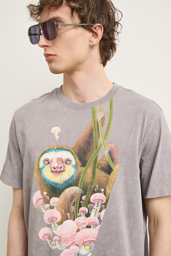 Medicine T-shirt męski bawełniany RS26-TSMA57 szary