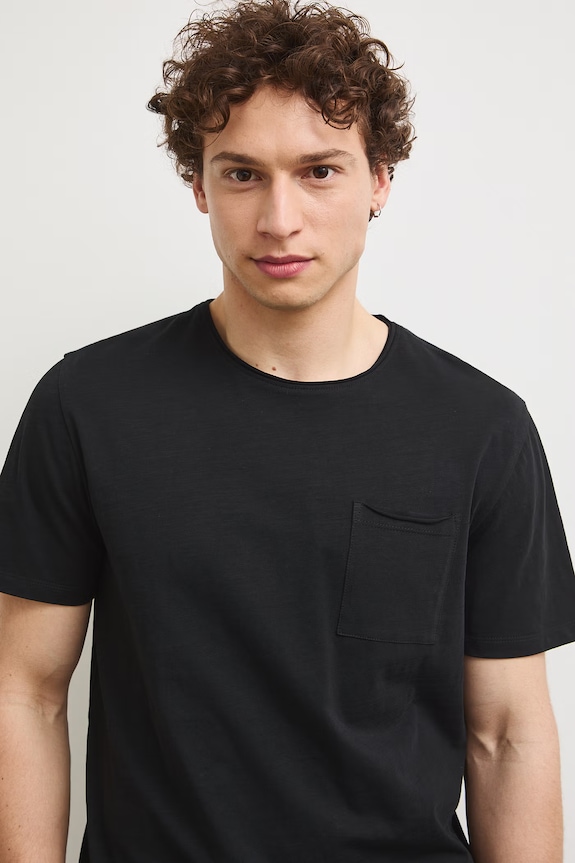 Medicine T-shirt męski bawełniany czarny RS26-TSMB01
