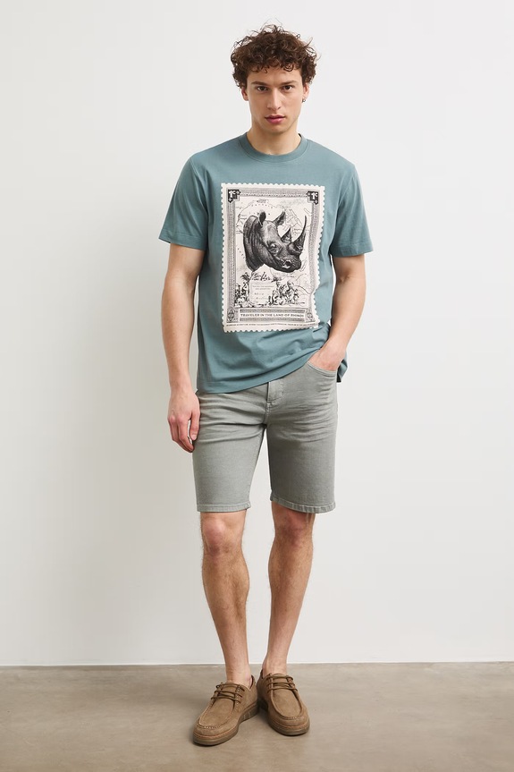 Medicine t-shirt męski bawełniany RS26-TSMB14 zielony RS26