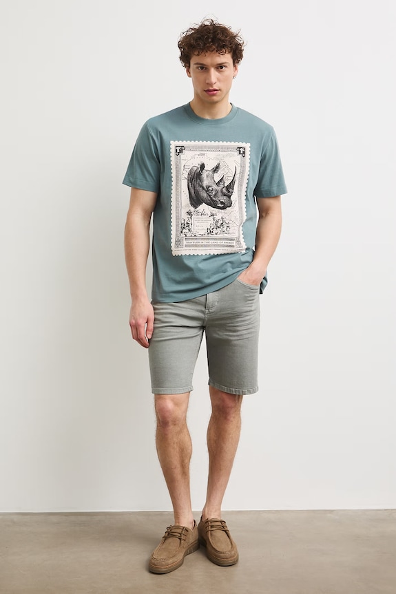 Medicine t-shirt męski bawełniany RS26-TSMB14 zielony RS26
