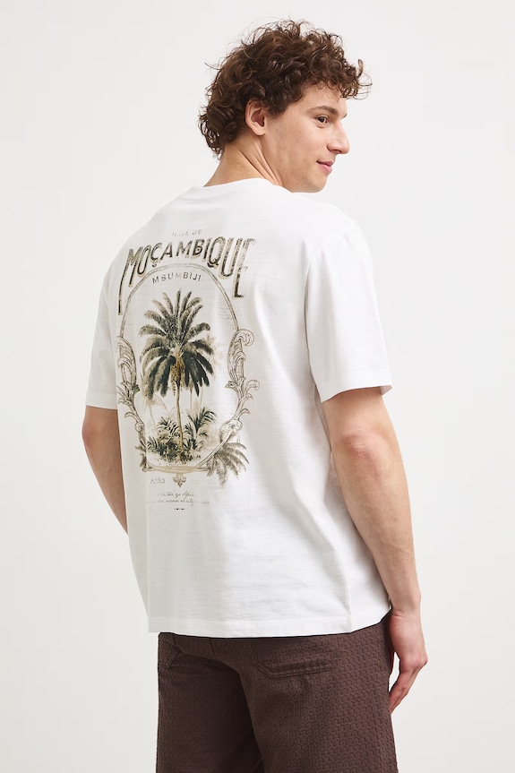 Odzież Medicine T-shirt męski bawełniany RS26-TSMB16 biały