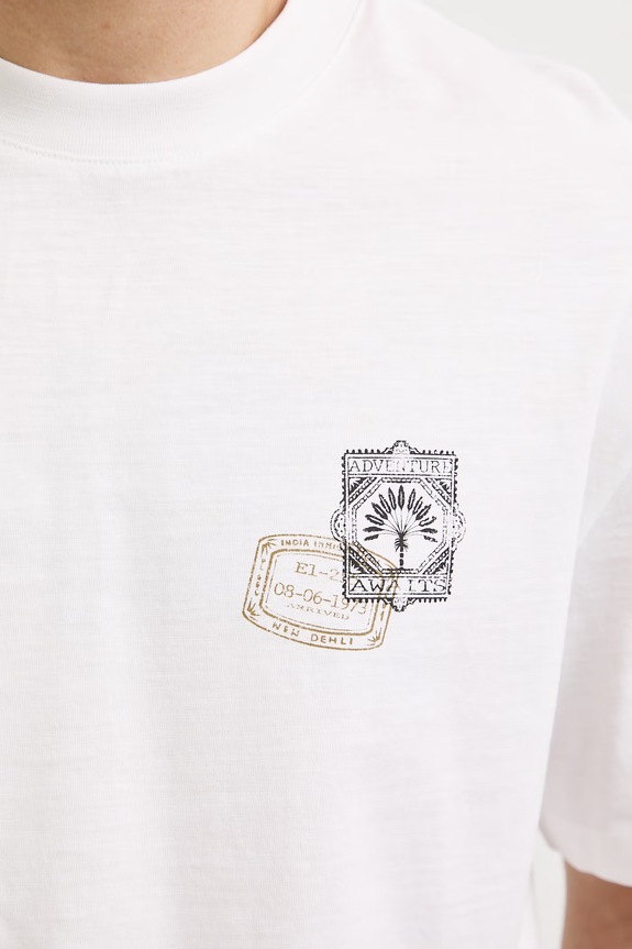 Medicine T-shirt męski bawełniany RS26-TSMB16 biały