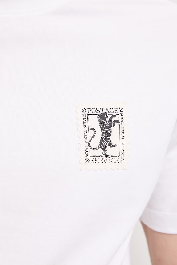 Medicine T-shirt męski bawełniany z elastanem RS26-TSMB20 biały