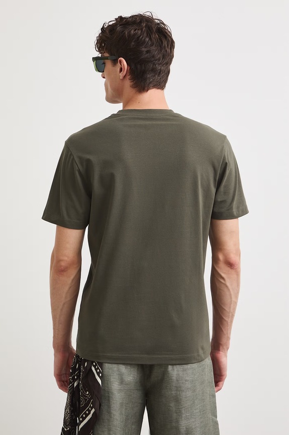 Odzież Medicine T-shirt męski bawełniany z elastanem RS26-TSMB20 zielony
