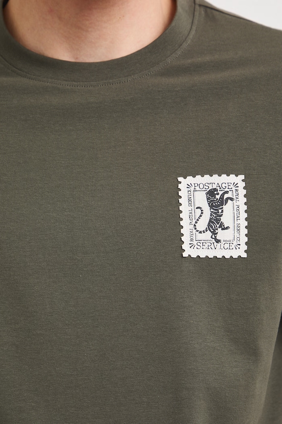 Medicine T-shirt męski bawełniany z elastanem RS26-TSMB20 zielony