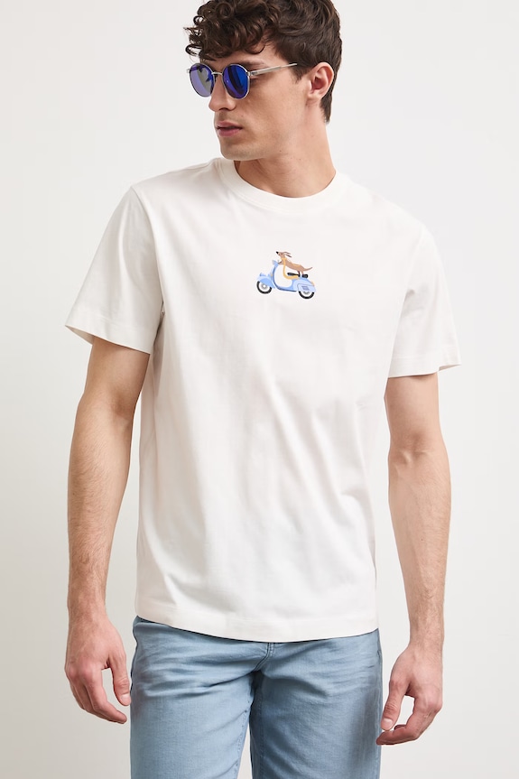 Medicine T-shirt męski bawełniany RS26-TSMB26 beżowy RS26