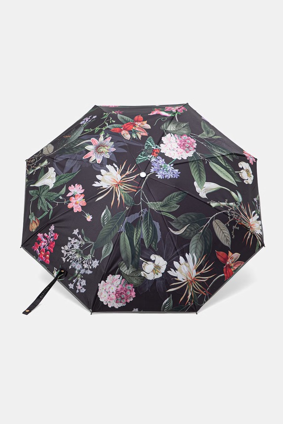 Parasol składany w kwiaty zielony RS26-UMU501