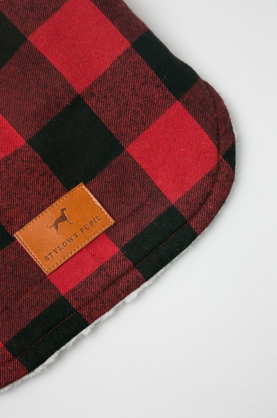 Kurtka dla pupila z podszewką ze sztucznego baranka czerwony RW18.KUU400