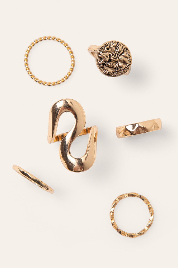 Medicine - gyűrű Basic (6 darab) RW19.AKD703 arany RW19