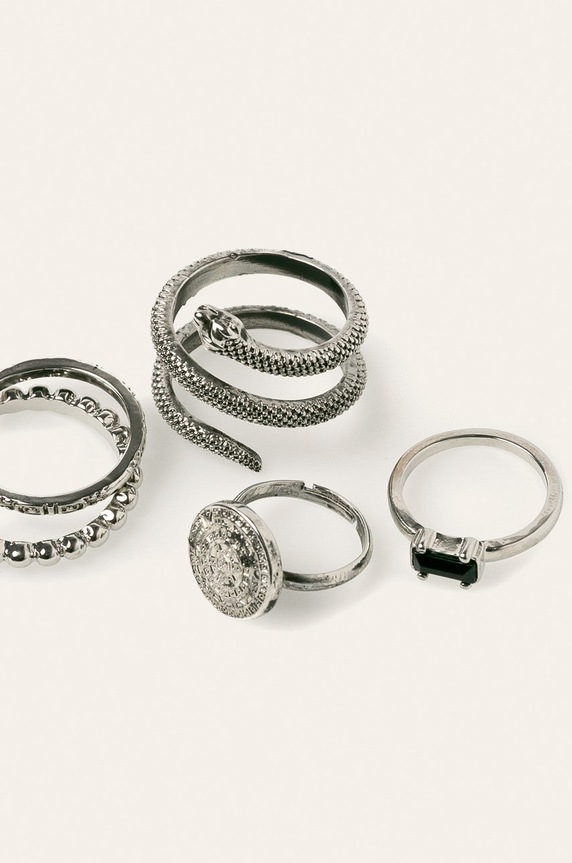 Pierścionki damskie srebrne (5-pack) RW19.AKD704 srebrny RW19