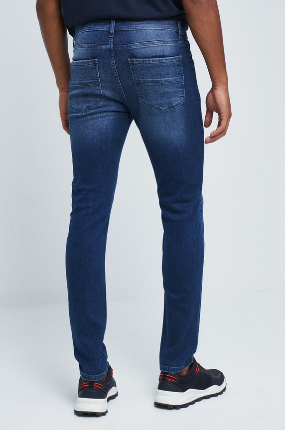 Pánske rifle slim fit RW22.SJM012 modrá RW22