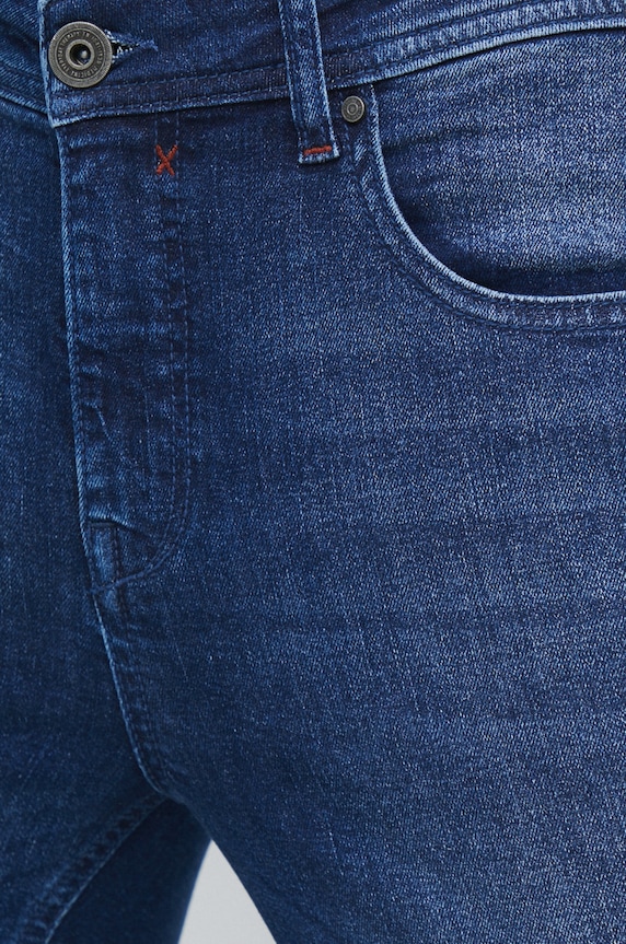 Pánske rifle slim fit modrá RW22.SJM012