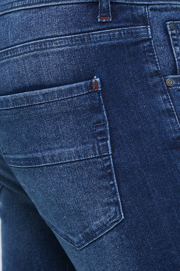 Pánske rifle slim fit RW22.SJM012 modrá