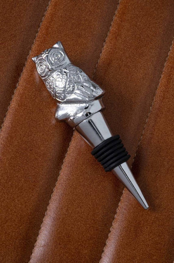 Zátka na víno šedá barva šedá RW22.TAU902