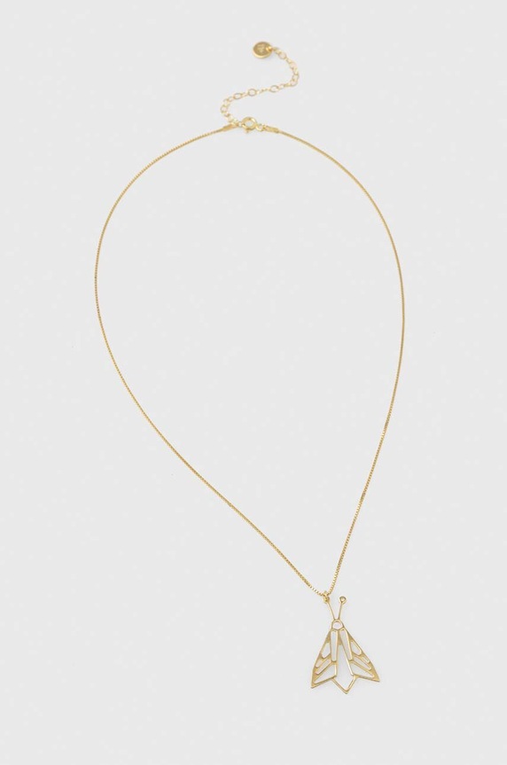 Strieborný pozlátený náhrdelník dámsky Medicine x Todoro RW23-AKDA07 žltá RW23