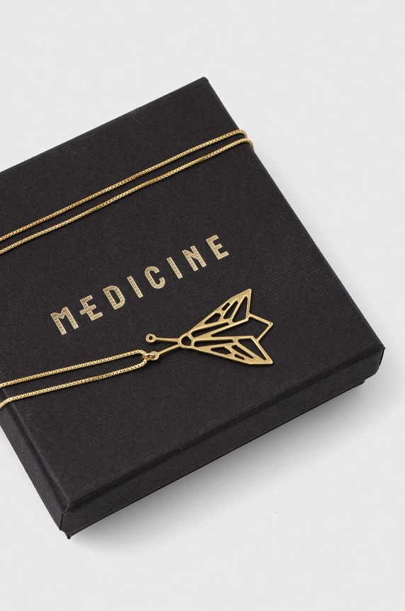 Doplnky Strieborný pozlátený náhrdelník dámsky Medicine x Todoro RW23-AKDA07 žltá