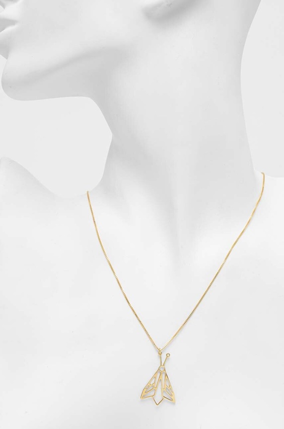 Strieborný pozlátený náhrdelník dámsky Medicine x Todoro žltá RW23-AKDA07