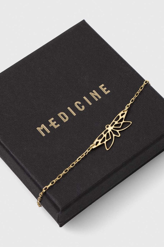 Doplňky Stříbrný pozlacený náramek Medicine x Todoro RW23-AKDA12 žlutá