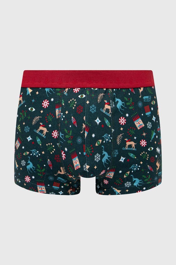 Bokserki bawełniane męskie świąteczne (2-pack) RW23.BIMA02 multicolor RW23